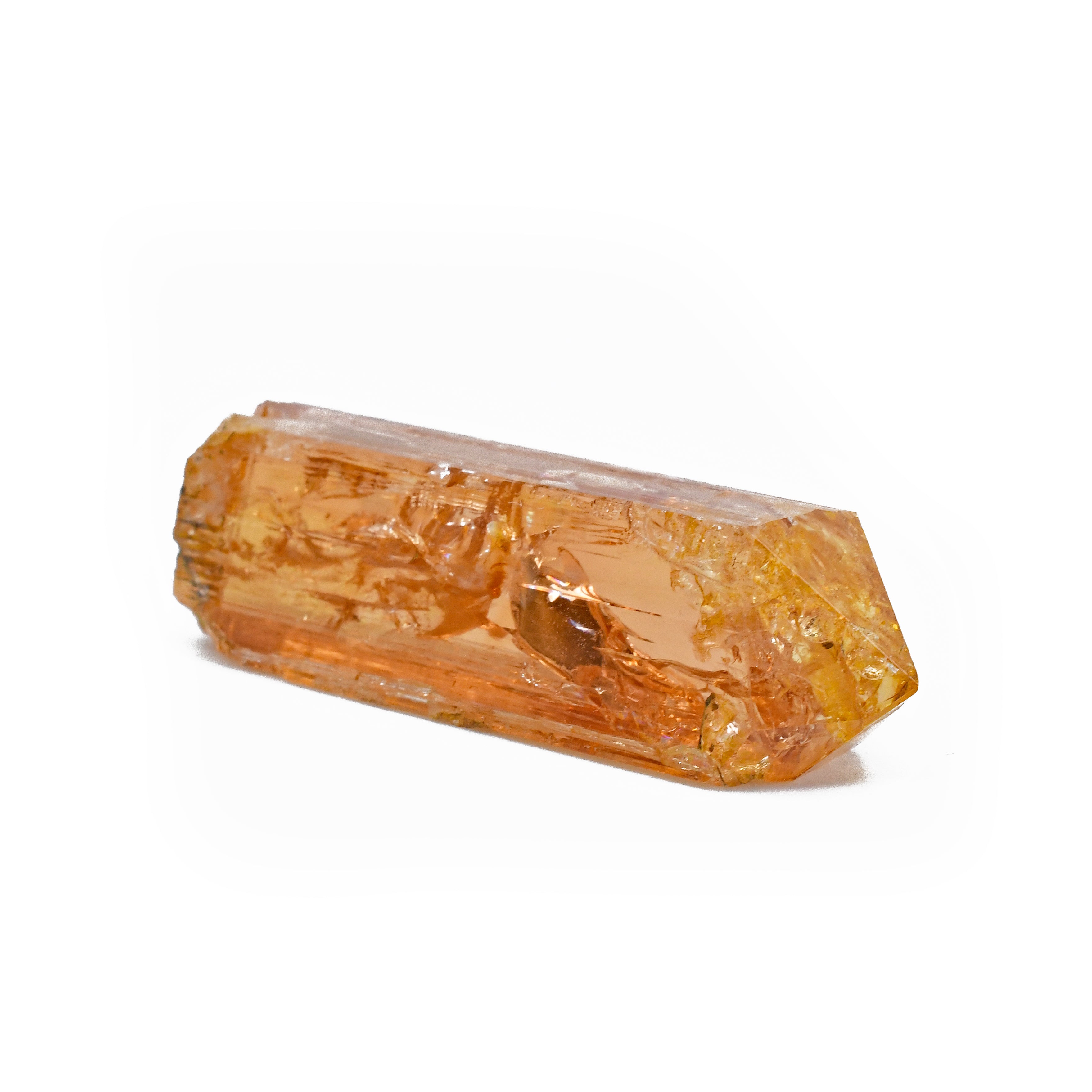 Extremely Rare Imperial top Topaz * Natural Brazilian Gemstone * 6 x 5.5 mm * 0.82 ct * Sourced from a private family collection