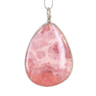 Rhodochrosite 109.5 carat Handcrafted Sterling Silver Swivel Pendant - EEO-198 - Crystalarium